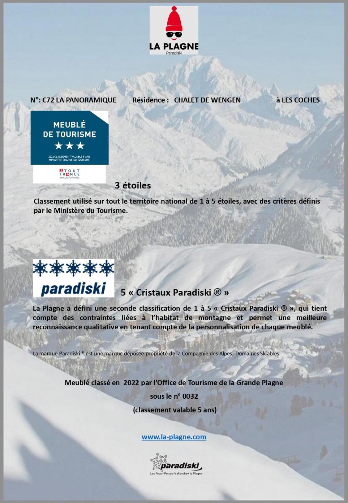 Les Chalets De Wengen - La Panoramique La Plagne Exterior foto